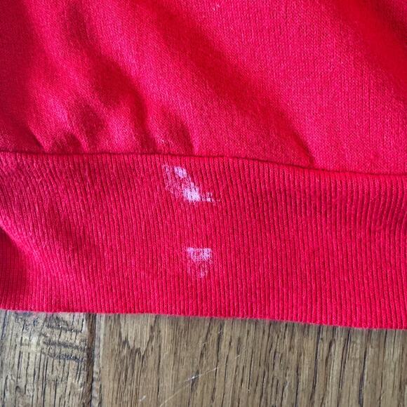 VTG 90s Disney Mickey Mouse Santa Christmas Sweatshirt The Walt Disney Company L - Picture 8 of 9